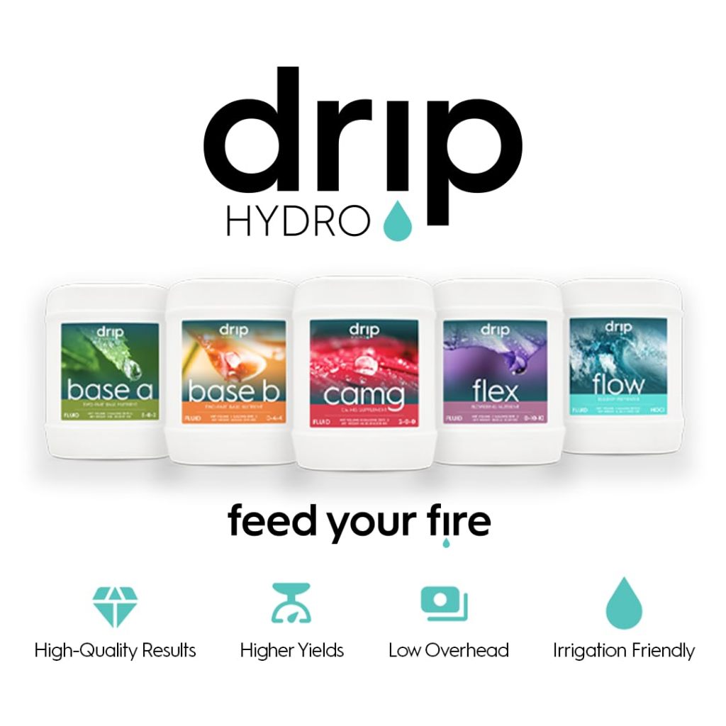 Drip Hydro FULL Set ปุ๋ยหลักใช้ได้ทุกช่วงตั้งแต่เริ่มจนจบ ปุ๋ยเสริม