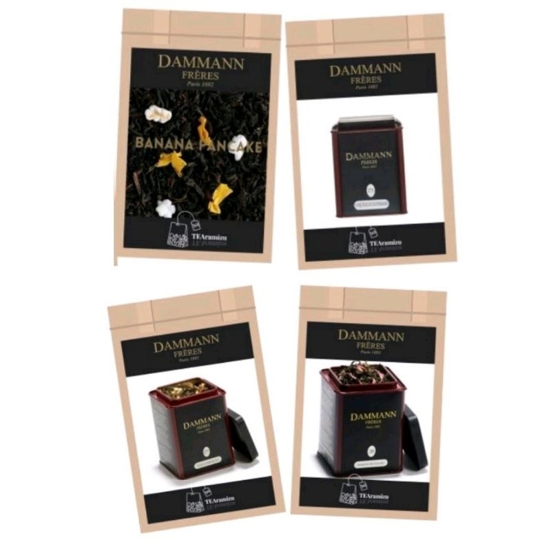 รวมชุดทดลองชาฝรั่งเศส Dammann Frères 4 รสชาติ (Tester Set) | Shopee ...