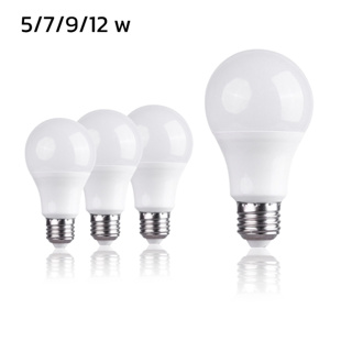 หลอดไฟ LED Bulb ขนาด 5W 7W 9W 12W ขั้วเกลียว E27 แสงสีขาว convincing6