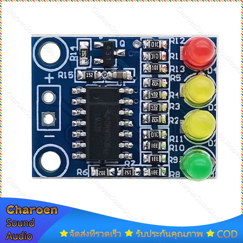 การวัดแบตไฟแสดงสถานะแบตเตอรี่-12-v-4-digment-led-แจ้งเตือนระดับแบต-แสดงสถานะแบตเตอรี่ออนบอร์ด4ส่วน