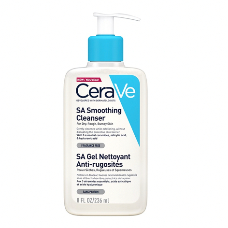 cerave-sa-smoothing-cleanser-236ml-เซราวี-เจลล้างหน้าผลัดเซล์ลผิวหยาบกร้าน-236-มล