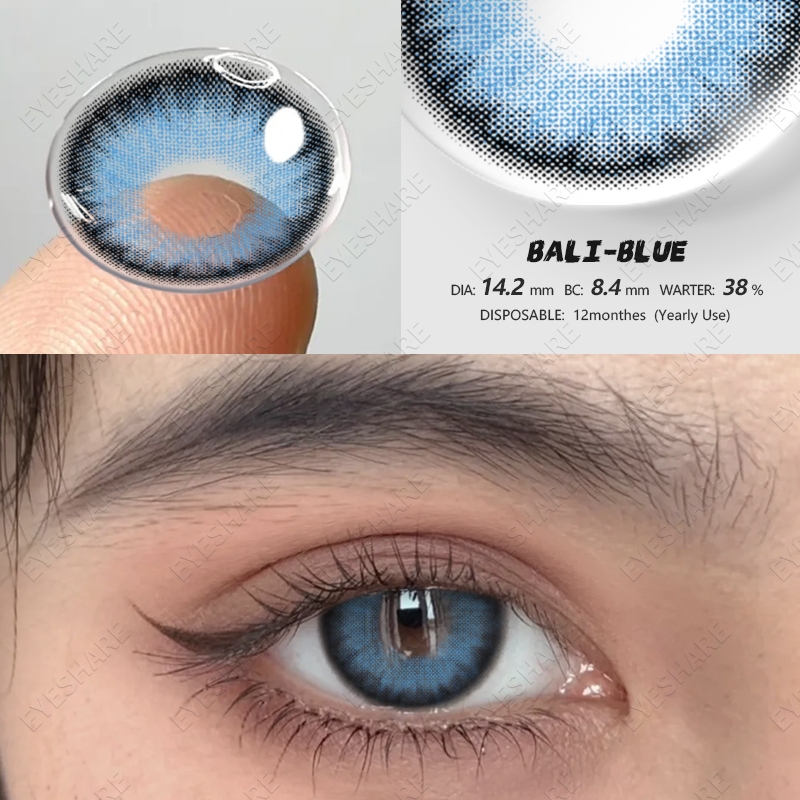 คอนแทคเลนส์-eyeshare-เกาหลีคู่ขายดี-bali-lemon-gray-คอนแทคเลนส์-พร้อมแถมฟรี-เคสใส่เลนส์-คอนแทคเลนส์ตาตุ๊กตาเกรดไม่มี