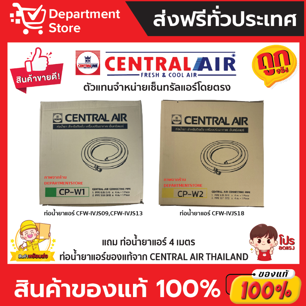 แอร์-เซ็นทรัลแอร์-centralair-แบบติดผนัง-inverter-ประหยัดไฟ-เบอร์-5-รุ่น-ivjs-แถมท่อน้ำยาแอร์-4-เมตร