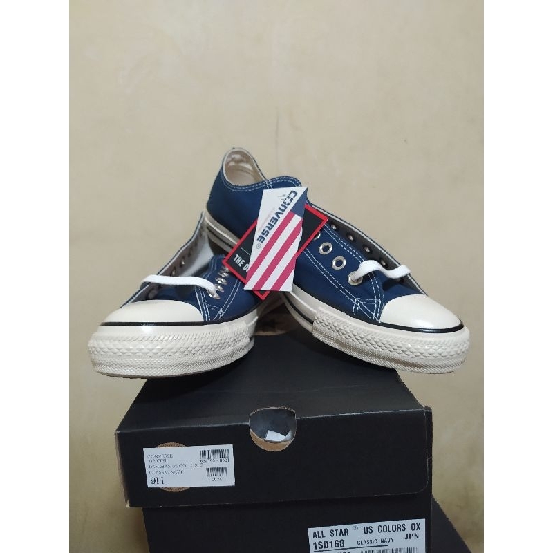 Converse All Star US Originator Colors OX Classic Navy 1SD168 | Shopee ...