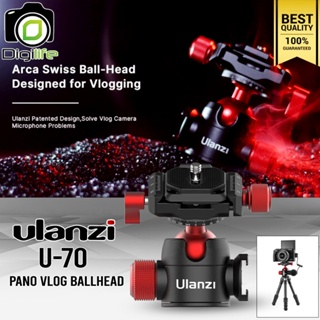 Ulanzi U-70 Pano Vlog BallHead 360 With Cold Shoe หัวบอลอลูมิเนียม  / Digilife Thailand