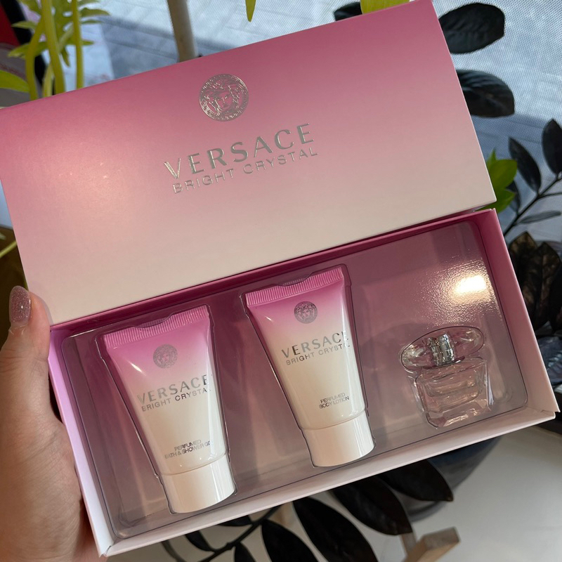 Versace Bright Crystal Gift Set (3Items) Shopee Thailand