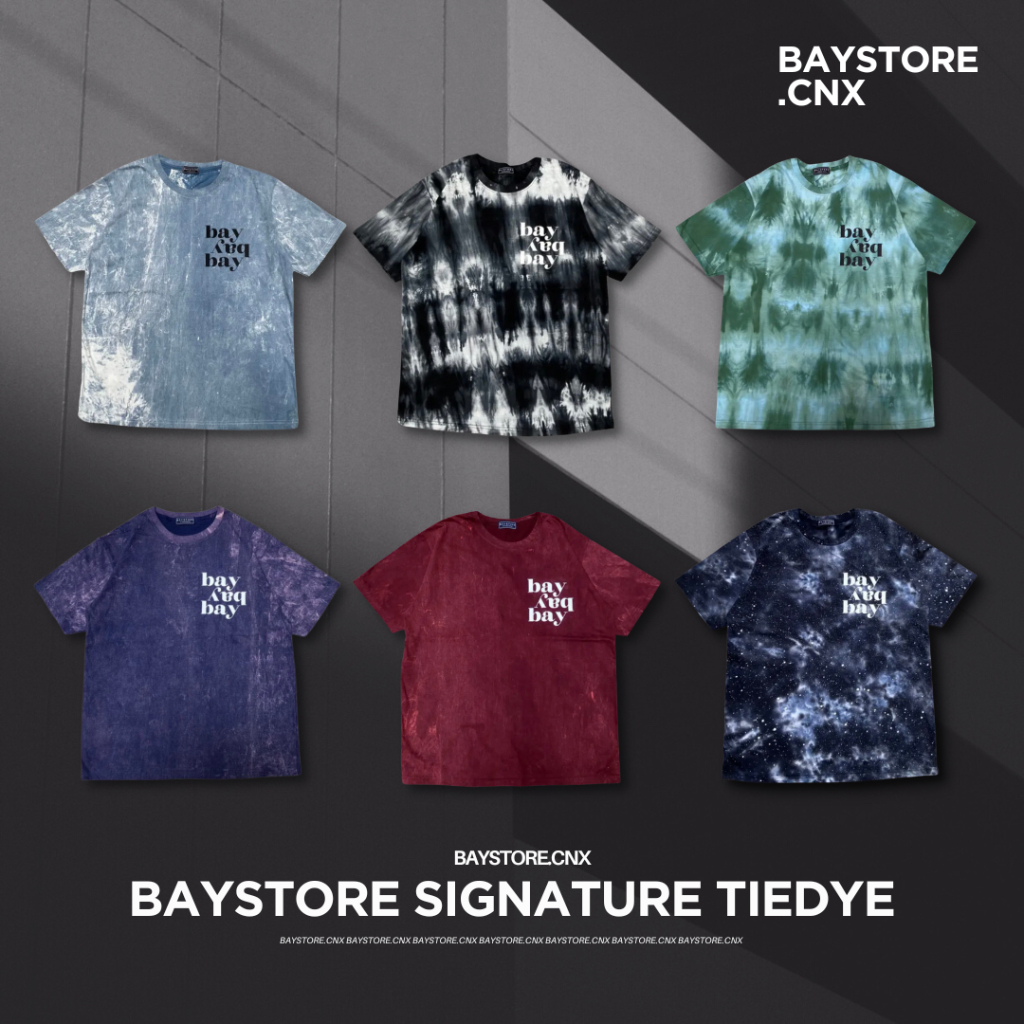 baystore-เสื้อคอกลมผ้าฟอกมัดย้อมทรงสวย-oversize