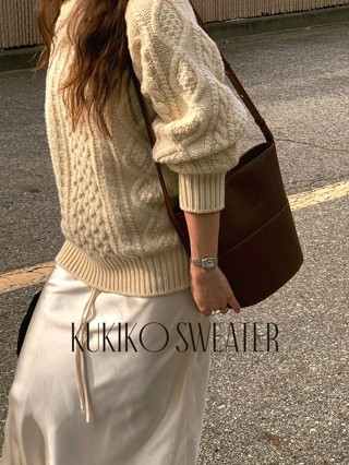 cpjgirlxx | Kukiko Sweater - [FW23] สเว็ตเตอร์ไหมพรม หนา กันหนาว ตัวยาว