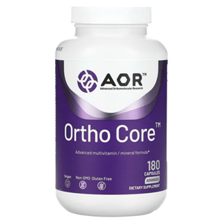 New💥สินค้าUSA💥🇺🇸 Advanced Orthomolecular Research AOR, Ortho Core, 180 Capsules