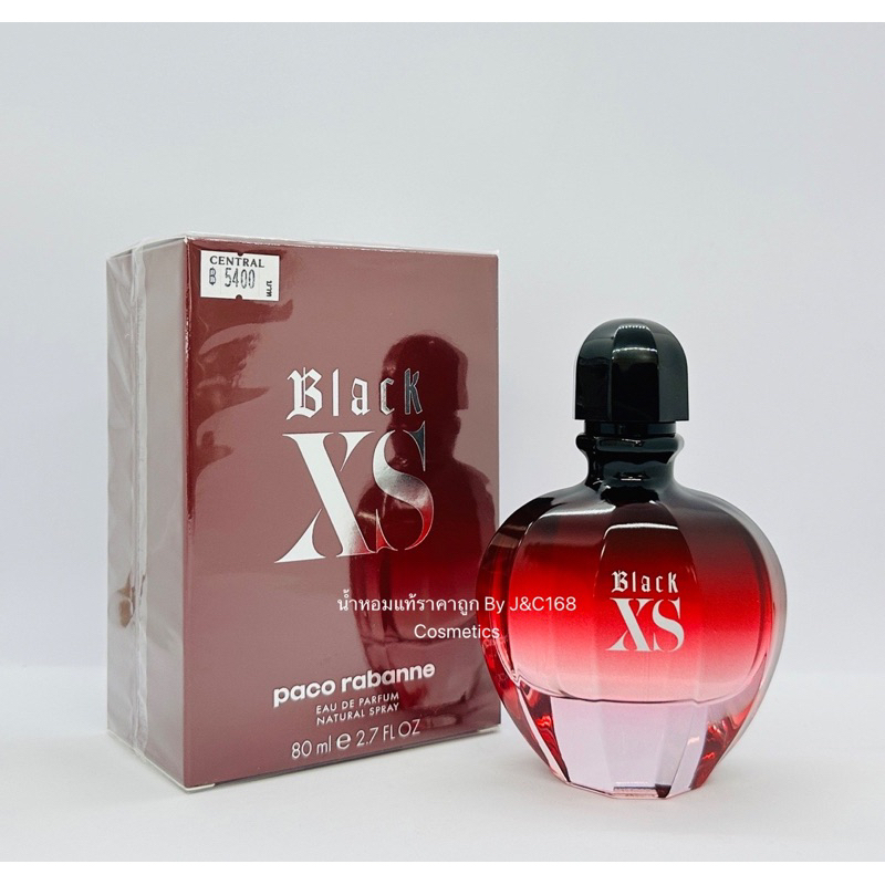 paco-rabanne-black-xs-for-her-สินค้าหายาก-น้ำหอมแท้แบรนด์เนมเค้าเตอร์ห้างของแท้จากยุโรป