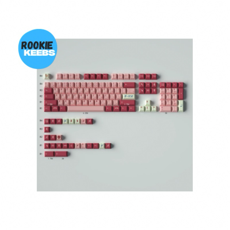 (พร้อมส่งจากไทย)GMK Darling Clone PBT Cherry Profile Keycap Set ...