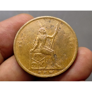 เหรียญทองแดง หนึ่งเซี่ยว แท้ 💯% (1 เซี่ยว) ร.ศ.118 เงินโบราณ สมัย ร.5 พระบรมรูป-พระสยามเทวาธิราช รัชกาลที่5 #เงินโบราณ