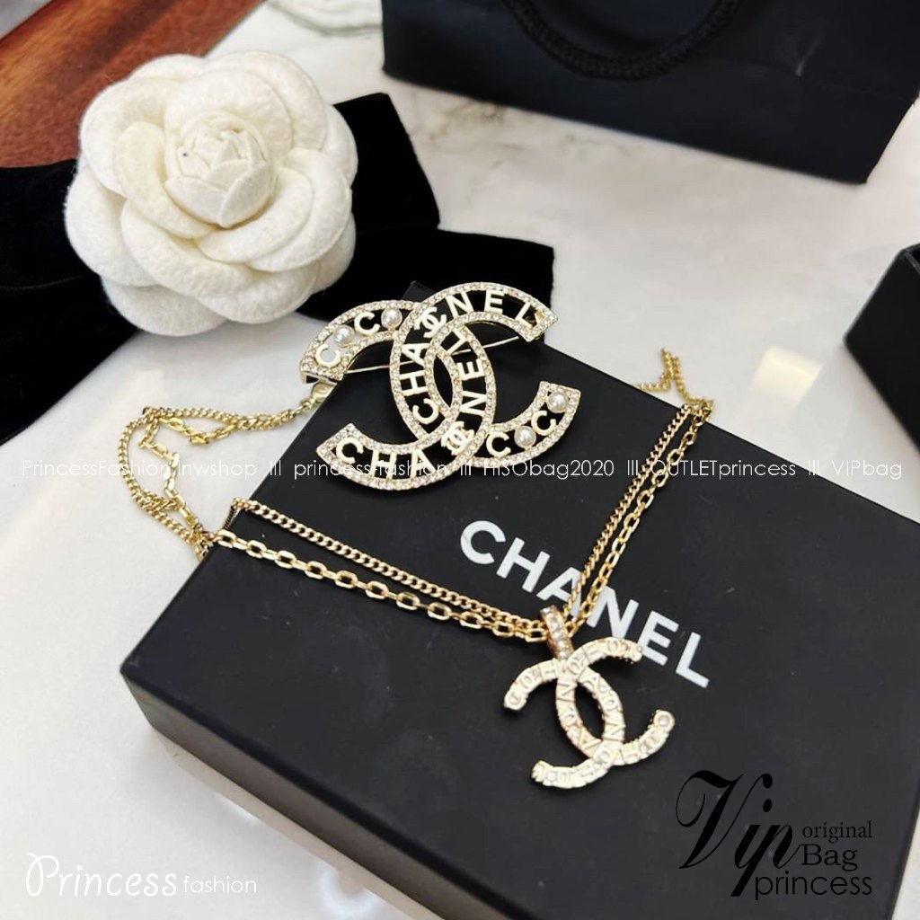 ซื้อ1ได้ถึง2ชิ้น ในเซ็ตเดียว CHANEL JEWELRY SET / Chanel brooch