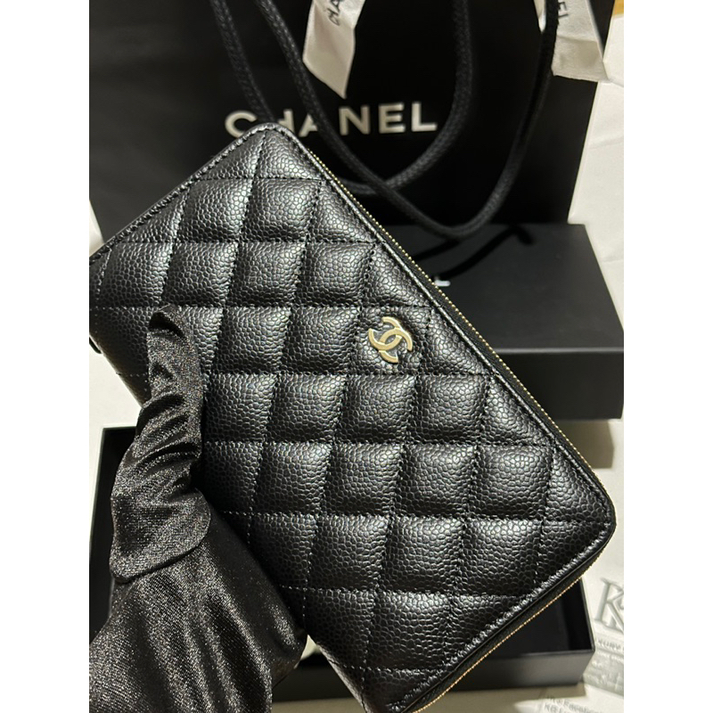 กระเป๋าตังใบยาว-chanel-แท้100-พร้อมส่ง