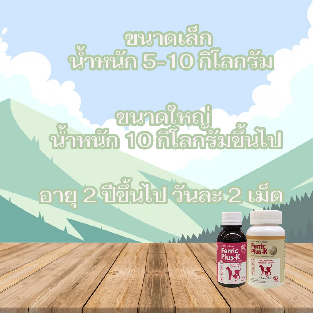 ferric-plus-k-วิตามินบำรุงเลือดบำรุงสุขภาพ-ชนิดน้ำ-ชนิดเม็ด