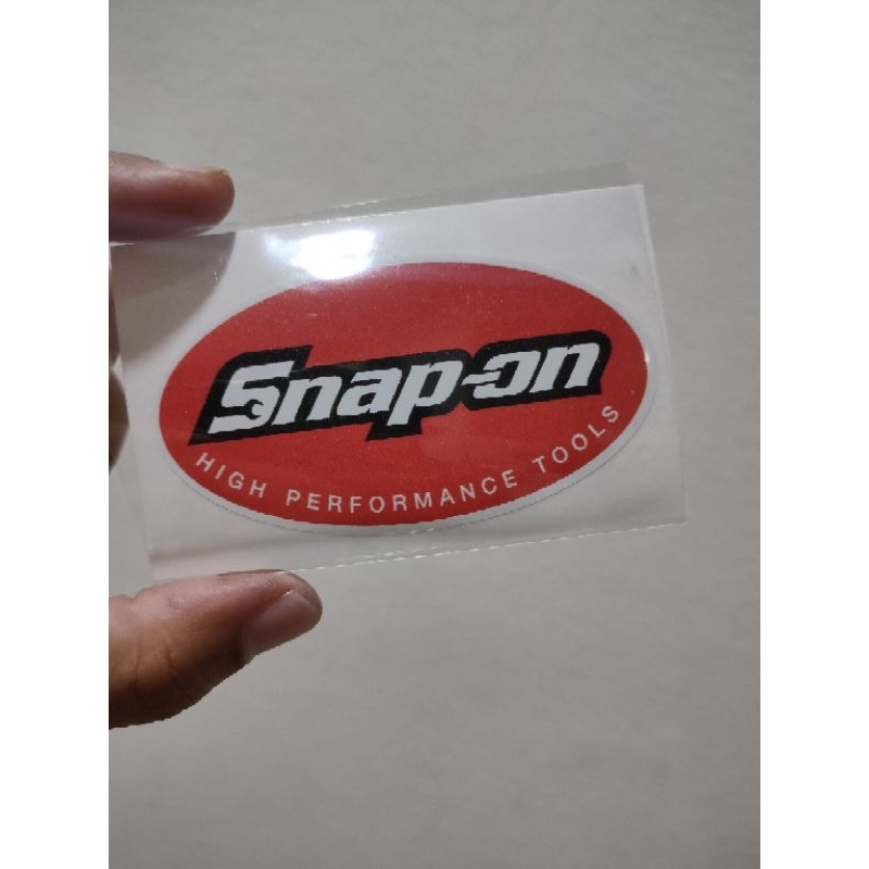 sticker snap on ขนาด 8.5*4.5 cm | Shopee Thailand
