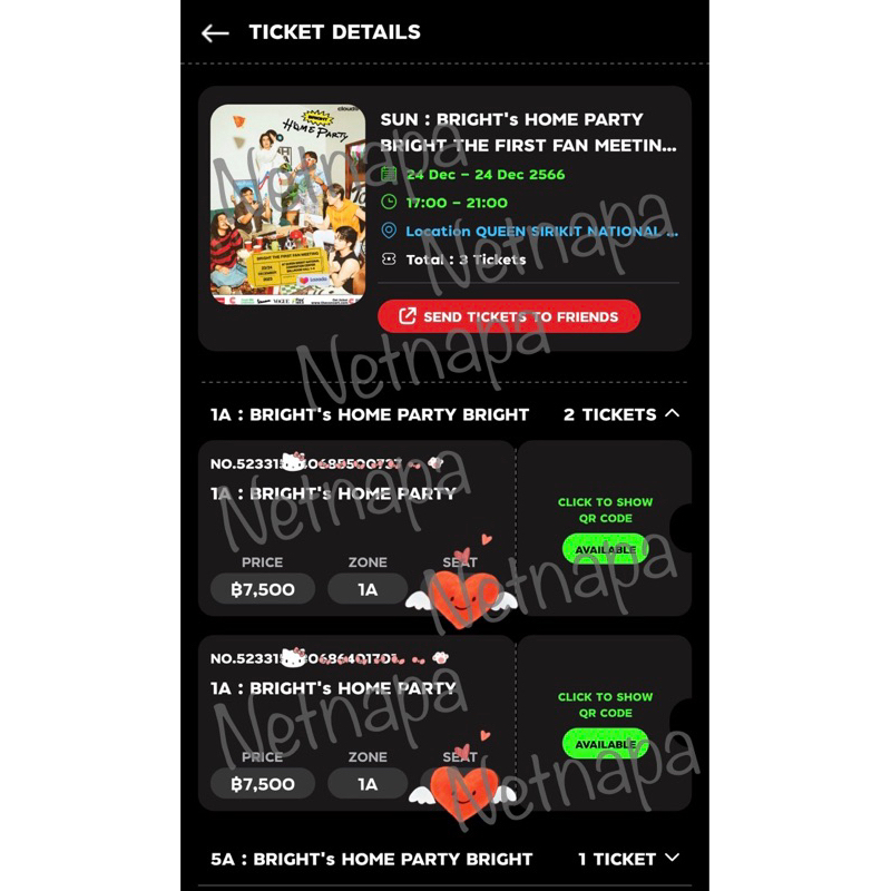 บัตรคอนเสิร์ต BRIGHT Home Party รอบวันที่ 24 (วันอาทิตย์) | Shopee Thailand