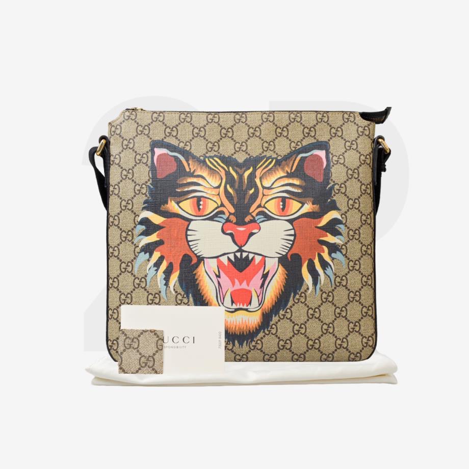 Gucci Angry Cat Messenger Bag (K230709) Shopee Thailand