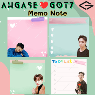 สินค้า ✅พร้อมส่ง✅ กระดาษโน้ต memo GOT7 Member 24 แผ่น ❌ไม่มีกาว❌