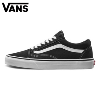 VANS OLD SKOOL BLACK สีดำ รองเท้า ผ้าใบ VANS ชาย รองเท้าสเก็ตบอร์ด หญิง