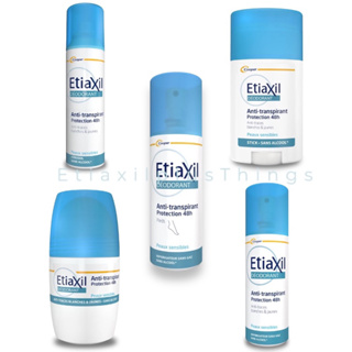 Etiaxil F R A N C E 🇫🇷 Blue Anti-transpirant Protection 48h ผลิตภัณฑ์ลดเหงื่อและกลิ่น