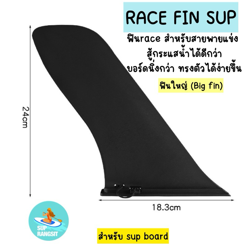 NEW!! พร้อมส่ง racing fin big fin ฟินใหญ่ ฟินกลาง สำหรับsupboard ทรงสูง ...