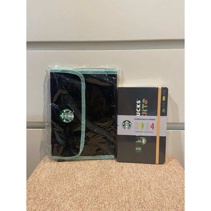 Starbucks Planner 2025 Black with Bag Set มือ1 Shopee Thailand