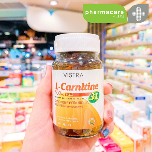 Vistra L-Carnitine Plus 3L (30 Tablets)