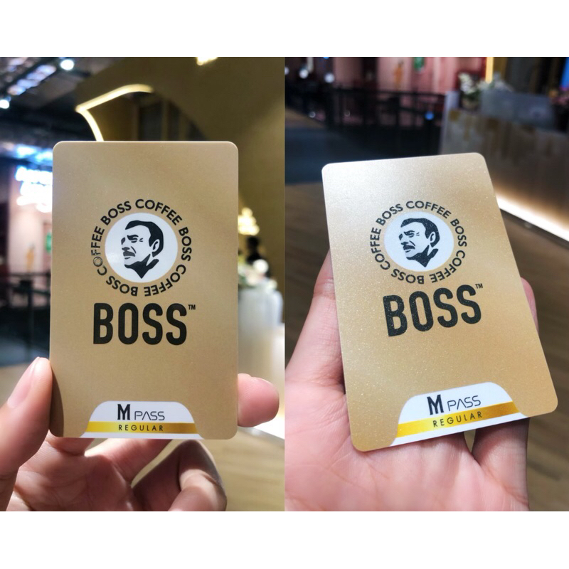 (Liveลด100฿) บัตรสะสม Boss Coffee บัตร M Pass x Boss จาก Major Cineplex ...