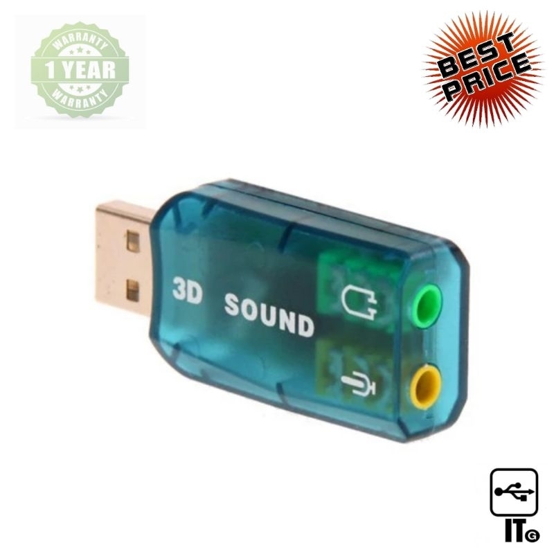 SOUND USB VIRTUAL 5.1 ประกัน 1Y จุดเด่นของสินค้า สะดวกในการใช้งาน เหมาะ ...