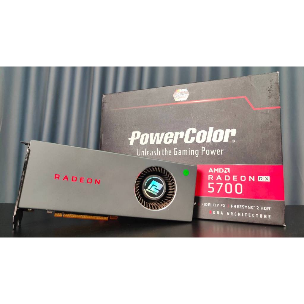 การ์ดจอ VGA POWERCOLOR RX 5700 REF 8GB GDDR6 สินค้ามือสอง มีประกันร้าน ...
