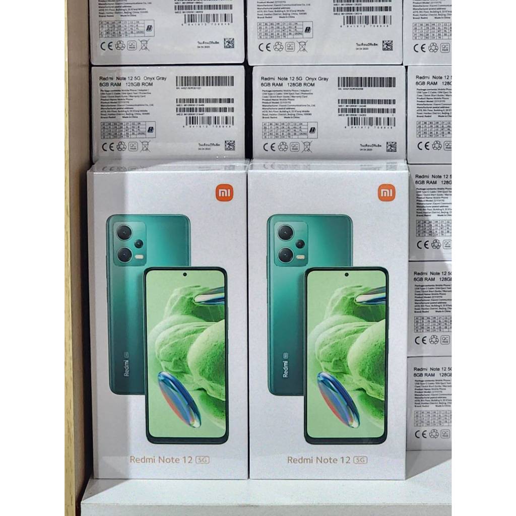 Xiaomi Note12 5g 6/128 ไม่แกะ ไม่แอค ประกันศูนย์ Xiaomi เต็ม 1 ปี 5g ...