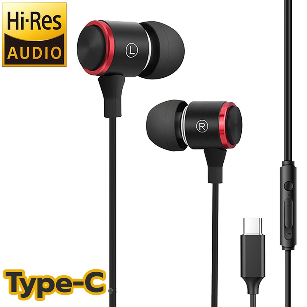 สำหรับ Android, Ipad Pro【สินค้าพร้อมส่ง ของแท้100% 】Type-C หูฟัง E3 ของ ...