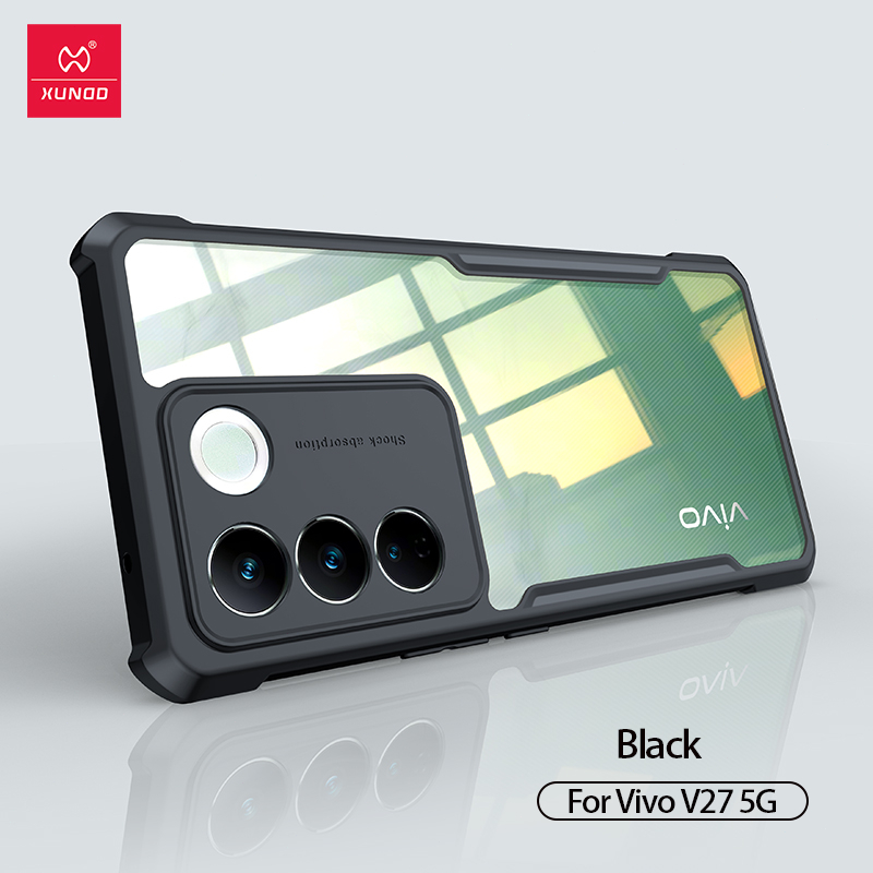Xundd เคส ใช้สำหรับ Vivo V27 5g เคส ต่อต้านการดรอป ป้องกันรอยขีดข่วน 