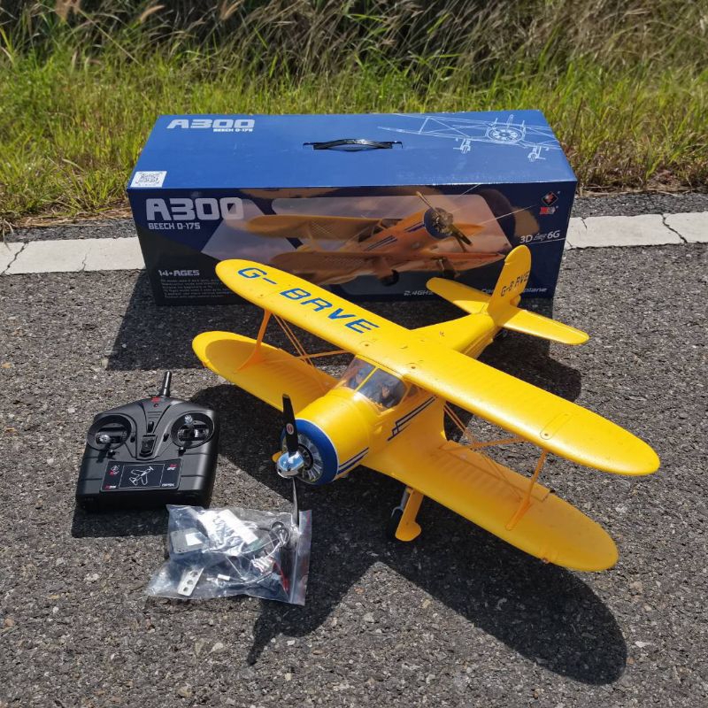 เครื่องบินบังคับวิทยุ XK A300-Beech D17S 550mm Wingspan 2.4GHz 4CH 3D ...