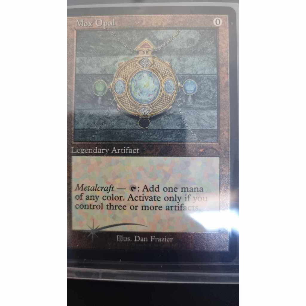 Mox Opal Retro Frame Foil Etched Secret Lair Magic 