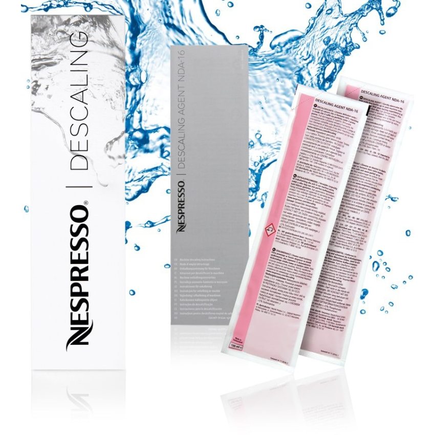 Original descaling kit NDA 16 Nespresso®/ น้ำยาขจัดตะกรัน เครื่องชงกาแฟ เนสเพรสโซ Shopee
