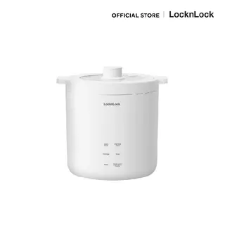 LocknLock หม้อหุงข้าวอเนกประสงค์ขนาดเล็ก Mini Electric Cooker ความจุ 0.6 L. รุ่น EJR314IVY