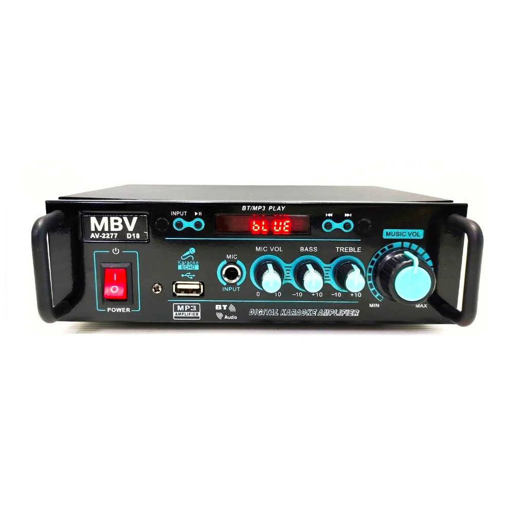 เครื่องแอมป์ขยายเสียง แอมป์ AC DC Amplifier Bluetooth USB รุ่น A-one ...