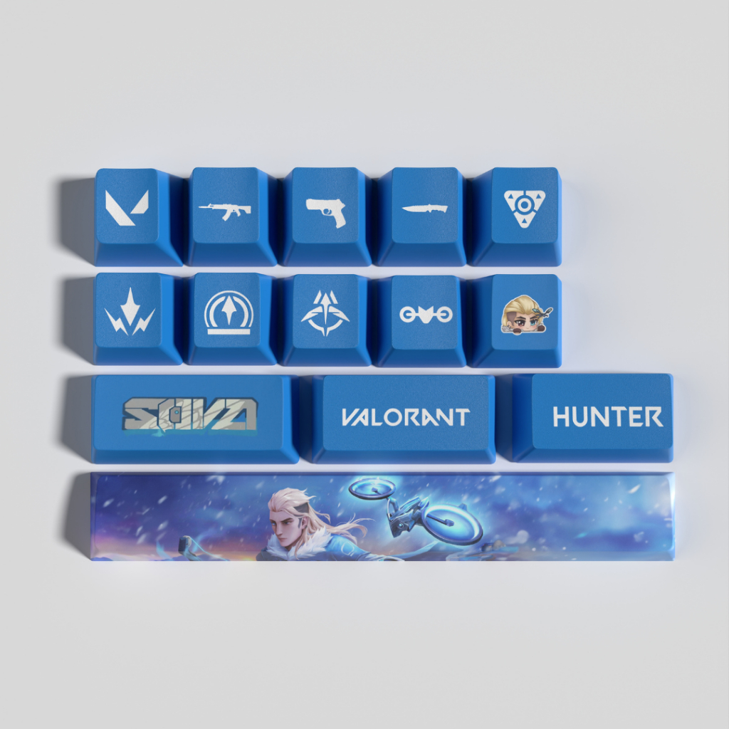 (พร้อมส่งจากไทย) Valorant Keycap คีย์แคป ปุ่มกดคีย์บอร์ด 14 keys OEM ...