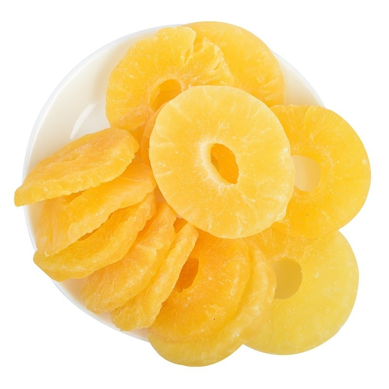 สับปะรดแว่นอบแห้ง 1 กิโลกรัม Dried Pineapple Rings 1kg Shopee Thailand