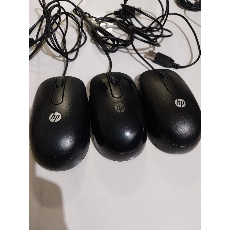 เมาส์ยี่ห้อ microsoft, HP, Logitech USB สายยาว 1.8 ม. คละรุ่นมือสองของ ...