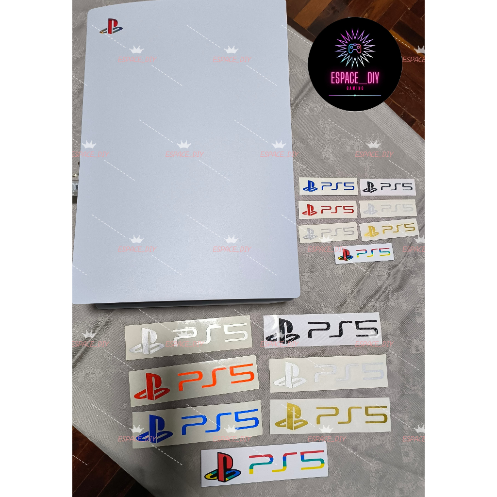 Playstation 5:สติ๊กเกอร์ Sticker สติกเกอร์โลโก้ Ps5 | Playstation 5 ...