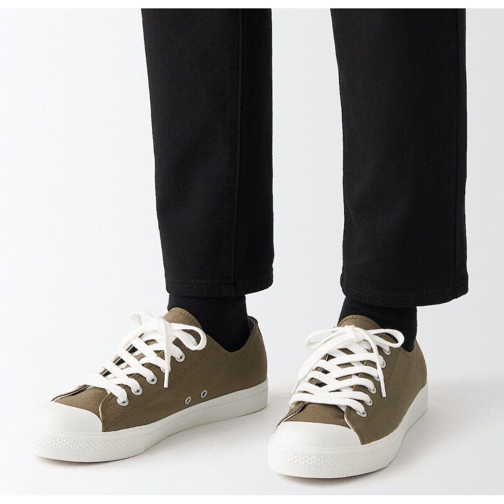 มูจิ รองเท้าผ้าใบผ้ากันละอองน้ำ - MUJI Less Tiring Sneakers (New) Size ...