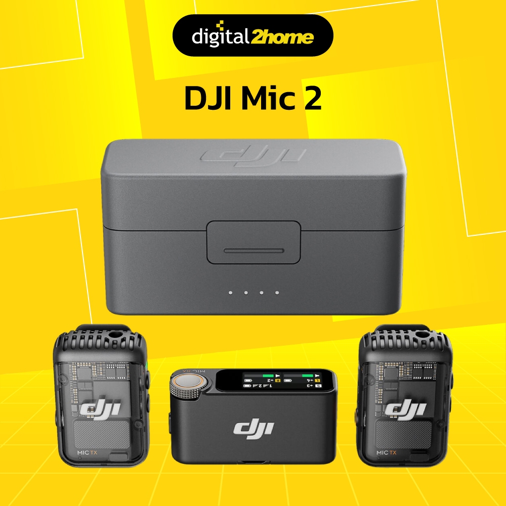 DJI Mic 2 ไมโครโฟนไร้สาย Shopee Thailand