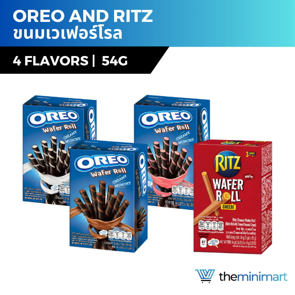 Oreo และ Ritz Original โอรีโอ้ ริทซ์ 54 กรัม แครกเกอร์ บิสกิต ออริจินัล ...