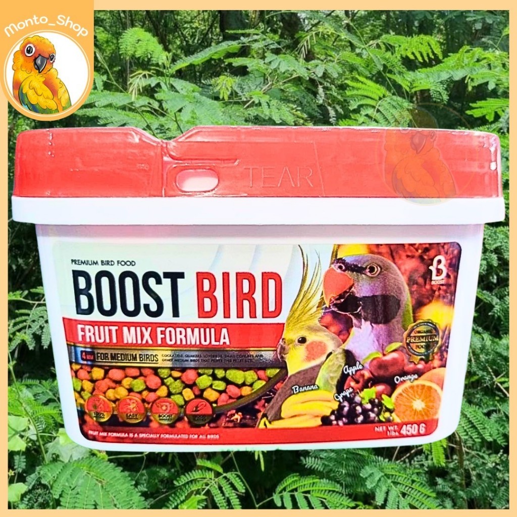 อาหารนก BOOST BIRD FRUIT MIX ไซค์ M ผลไม้อัดเม็ด 450 กรัม | Shopee Thailand