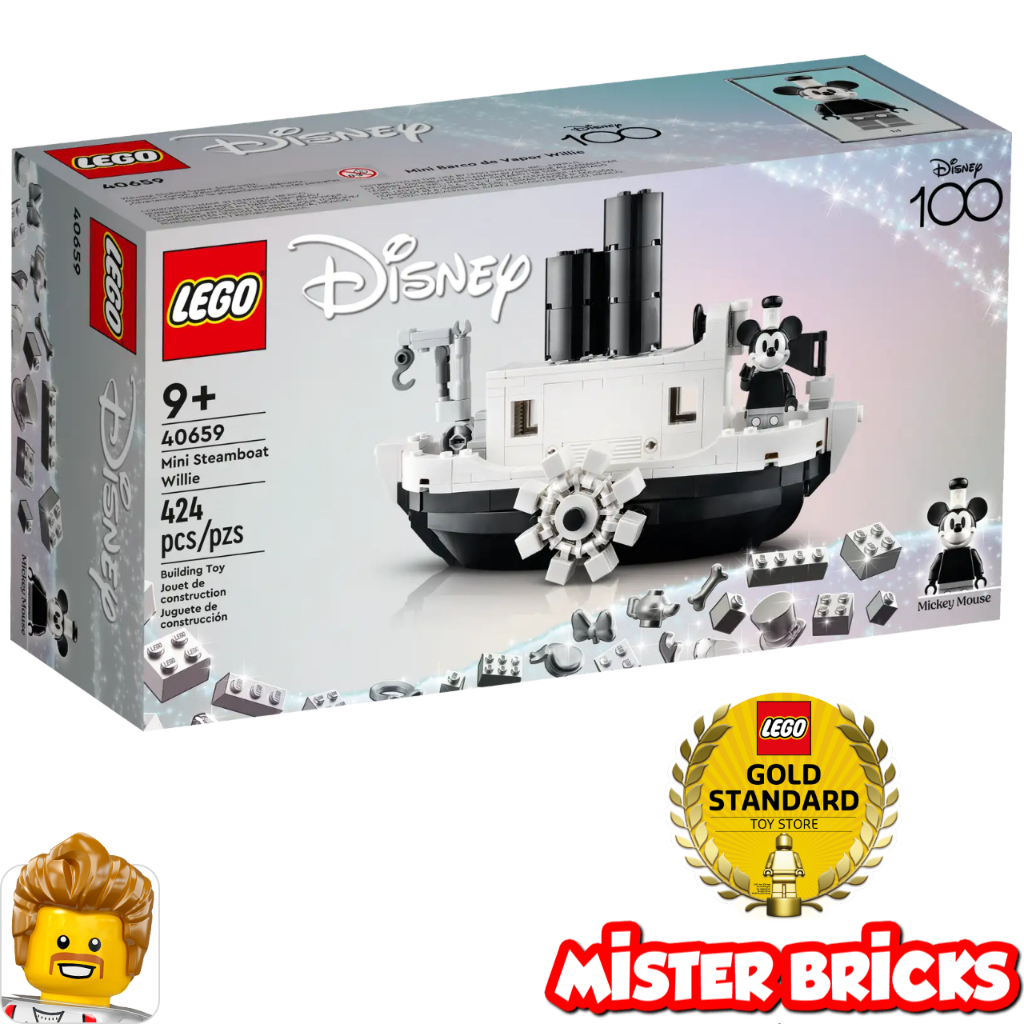 LEGO 40659 Mini Steamboat Willie Limited Edition Disney Collector s Set Shopee Thailand