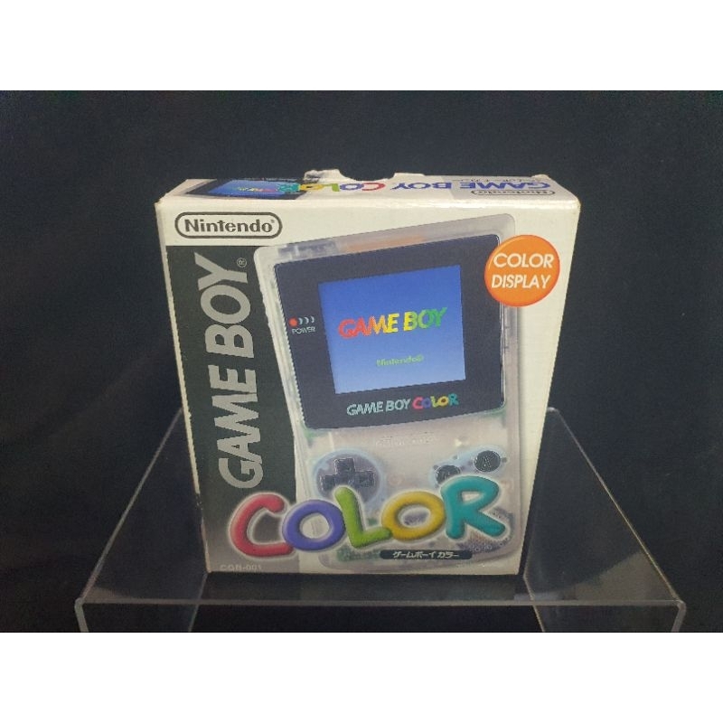 nintendo game boy color (clear) งานกล่อง ของแท้ สภาพสะสม | Shopee Thailand