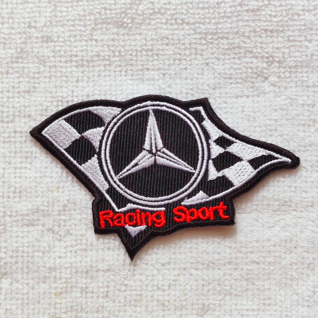 อาร์มตัวรีด อาร์มติดเสื้อ racing sport รถ Mercedes Benz Patch Sticker ...